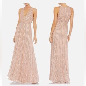 Mac Duggal EUC size 6 Elegant Pink Evening Gown